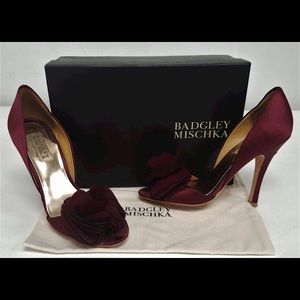 Badgley Mischka Randall Borsat Heels Sz 7.5
